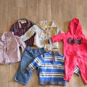 Baby boy bundle 6 pieces size 12months